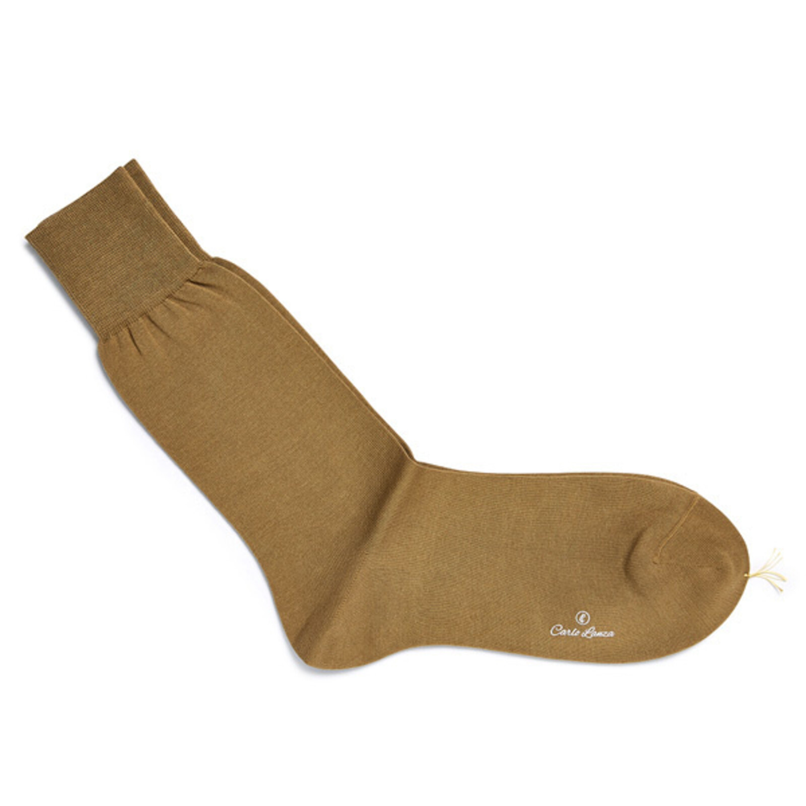 Carlo Lanza Cognac socks cotton