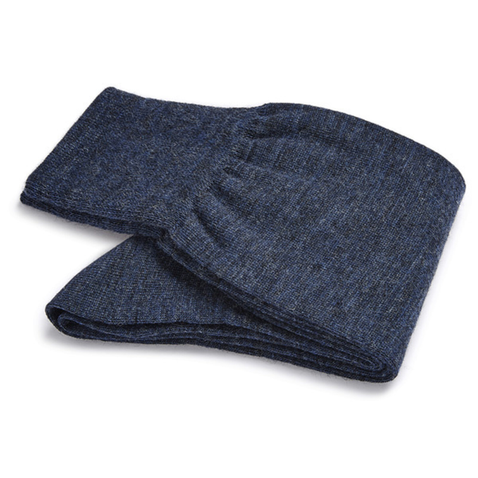 Carlo Lanza Blaue Merino Wolle Socken