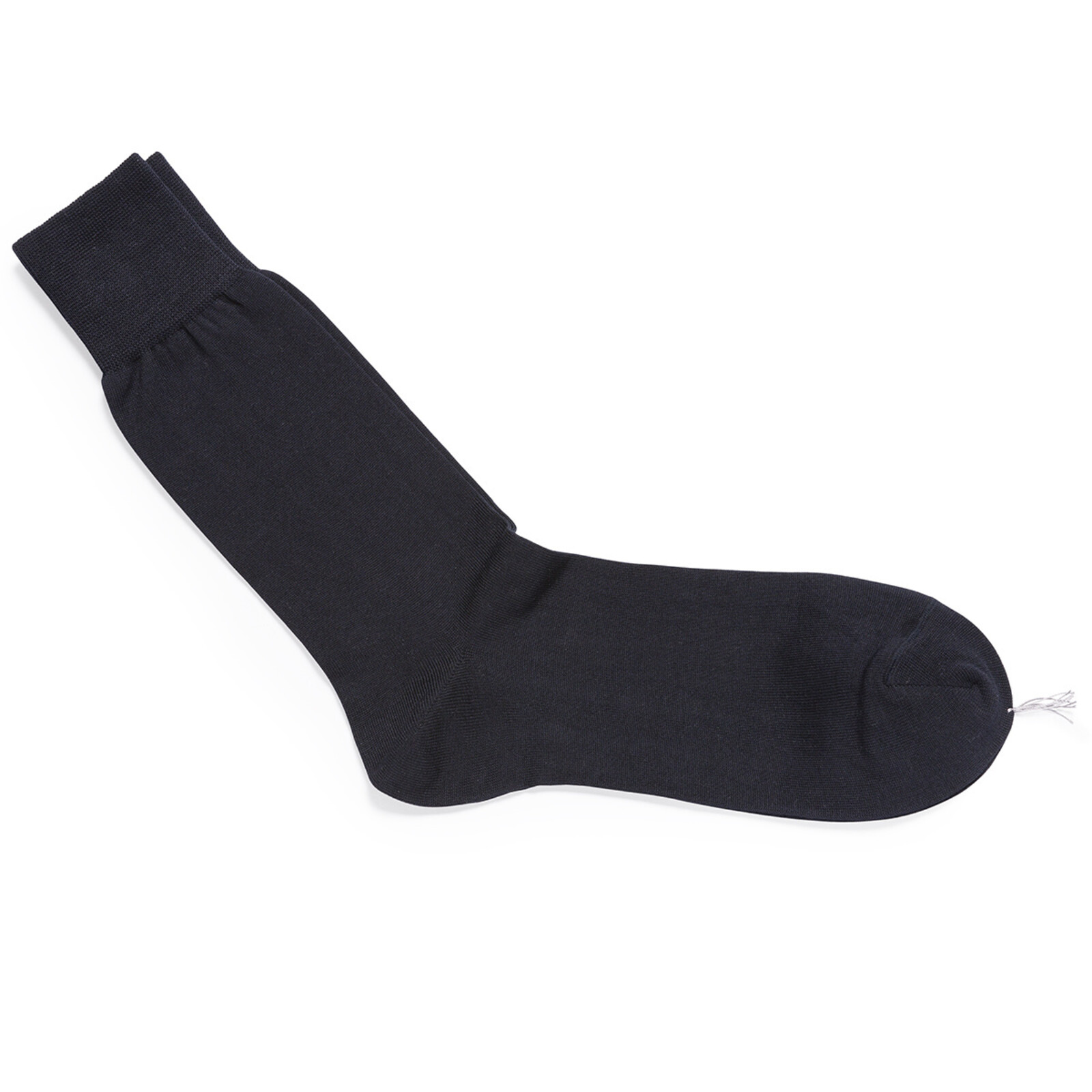 Carlo Lanza Dunkelblaue Merino Wolle Socken