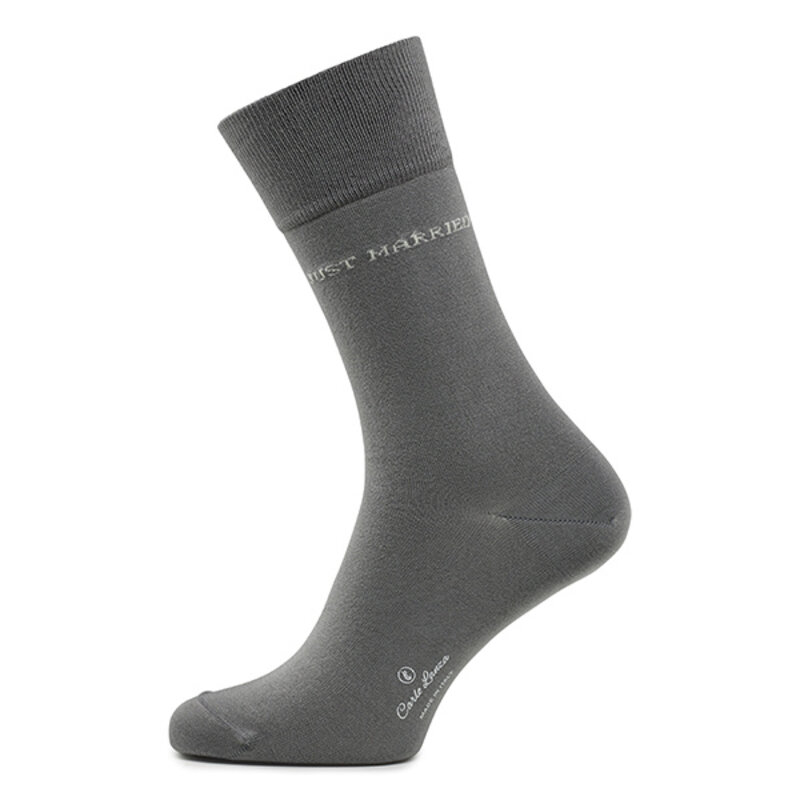 Grey Just Married socks