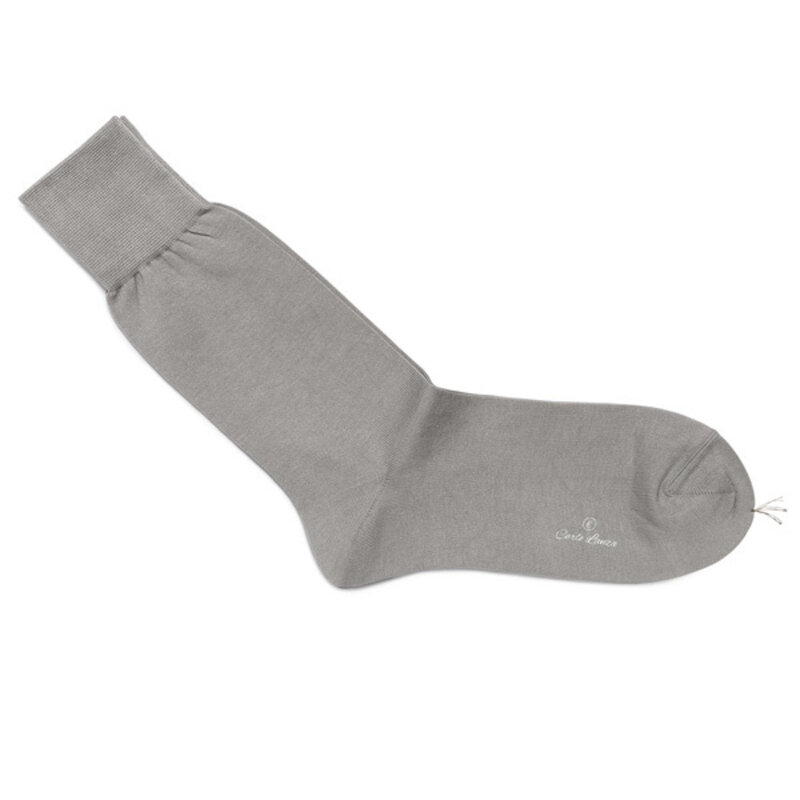 Hellgraue Socken Baumwolle