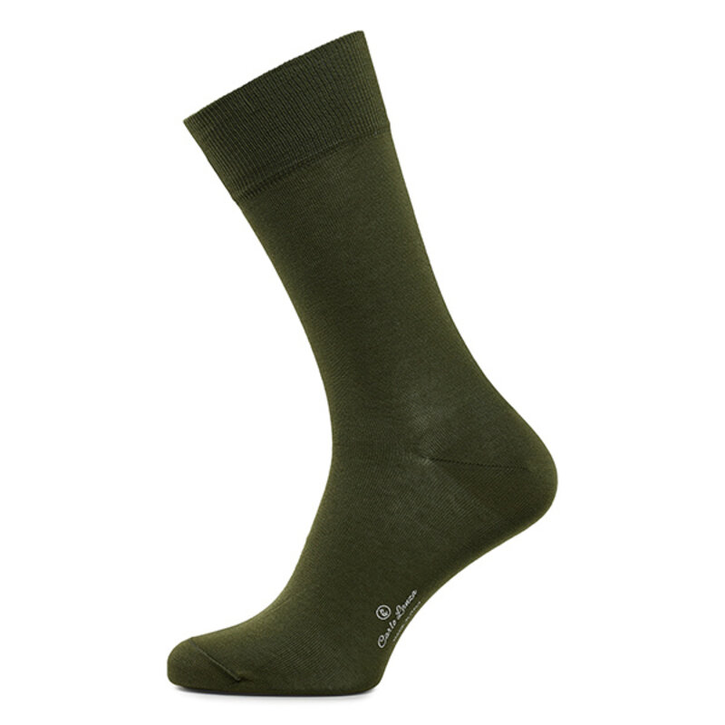 Olivgrüne Socken Baumwolle