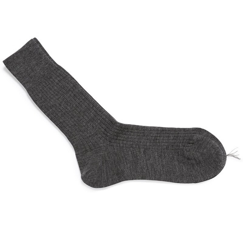 Grey wool socks