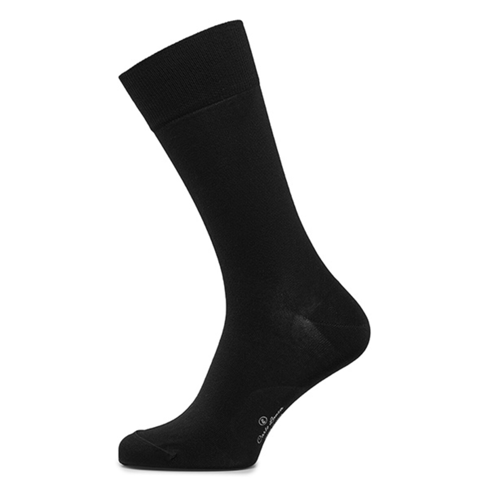 Carlo Lanza Schwarze Socken Baumwolle