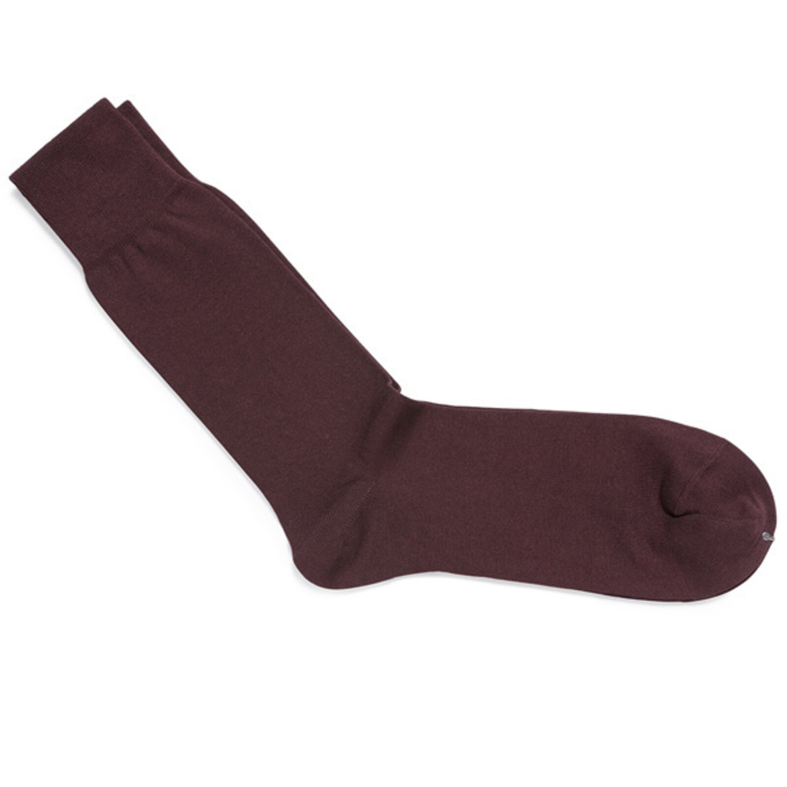 Carlo Lanza Bordeauxrote Socken Baumwolle