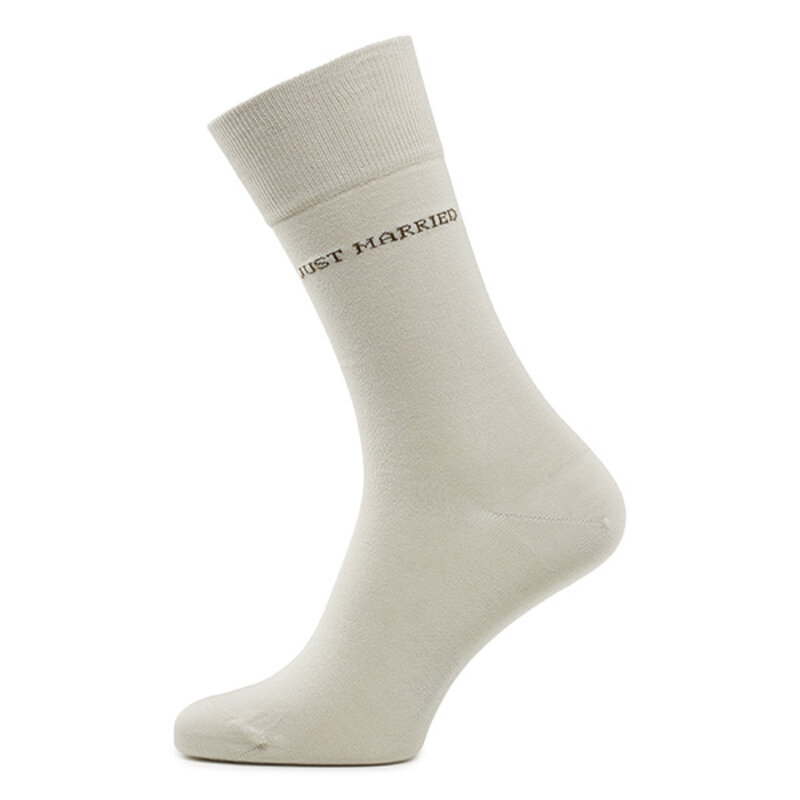 Sandfarbenen Socken | Just Married