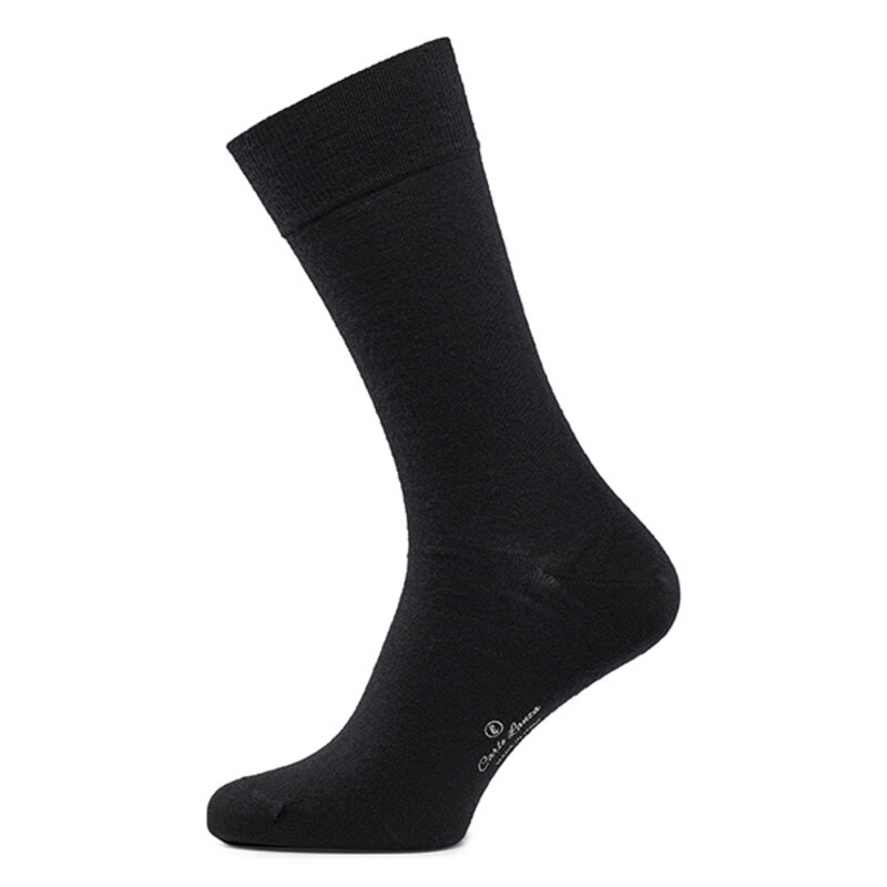 Schwarze Merino Wolle Socken