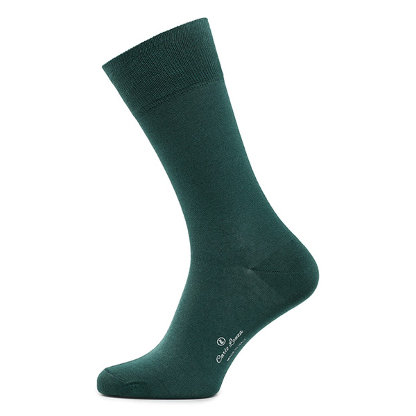 Carlo Lanza Green cotton socks