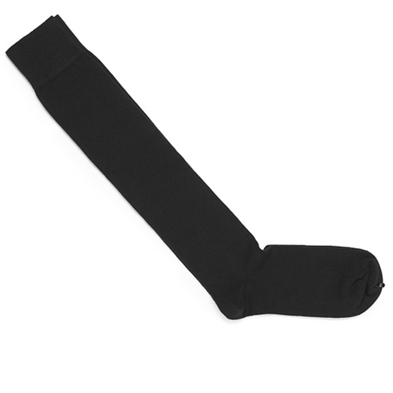 Carlo Lanza Black silk knee-high socks