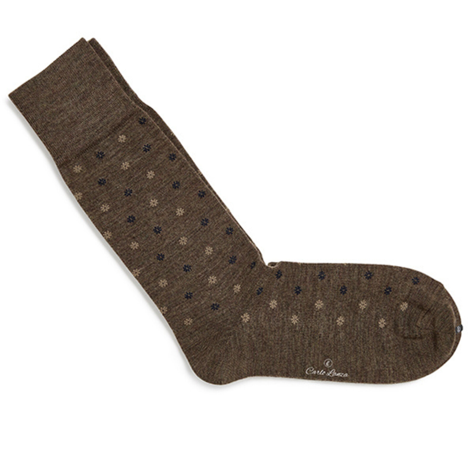 Carlo Lanza Camel flower socks