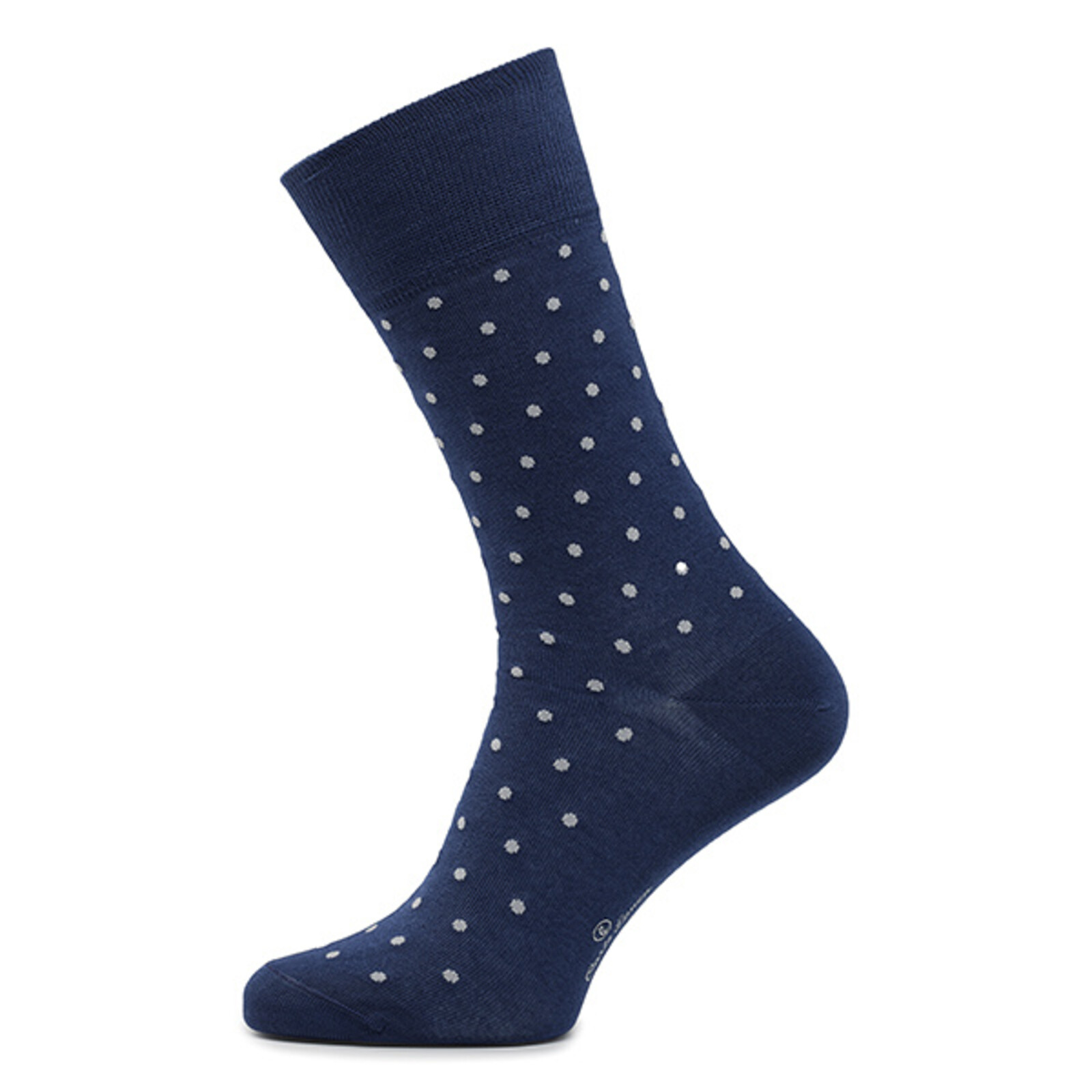 Carlo Lanza Königsblaue gepunktete Socken