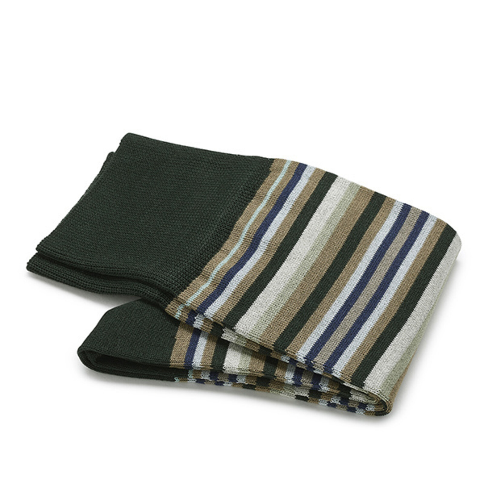 Carlo Lanza Green stripe socks
