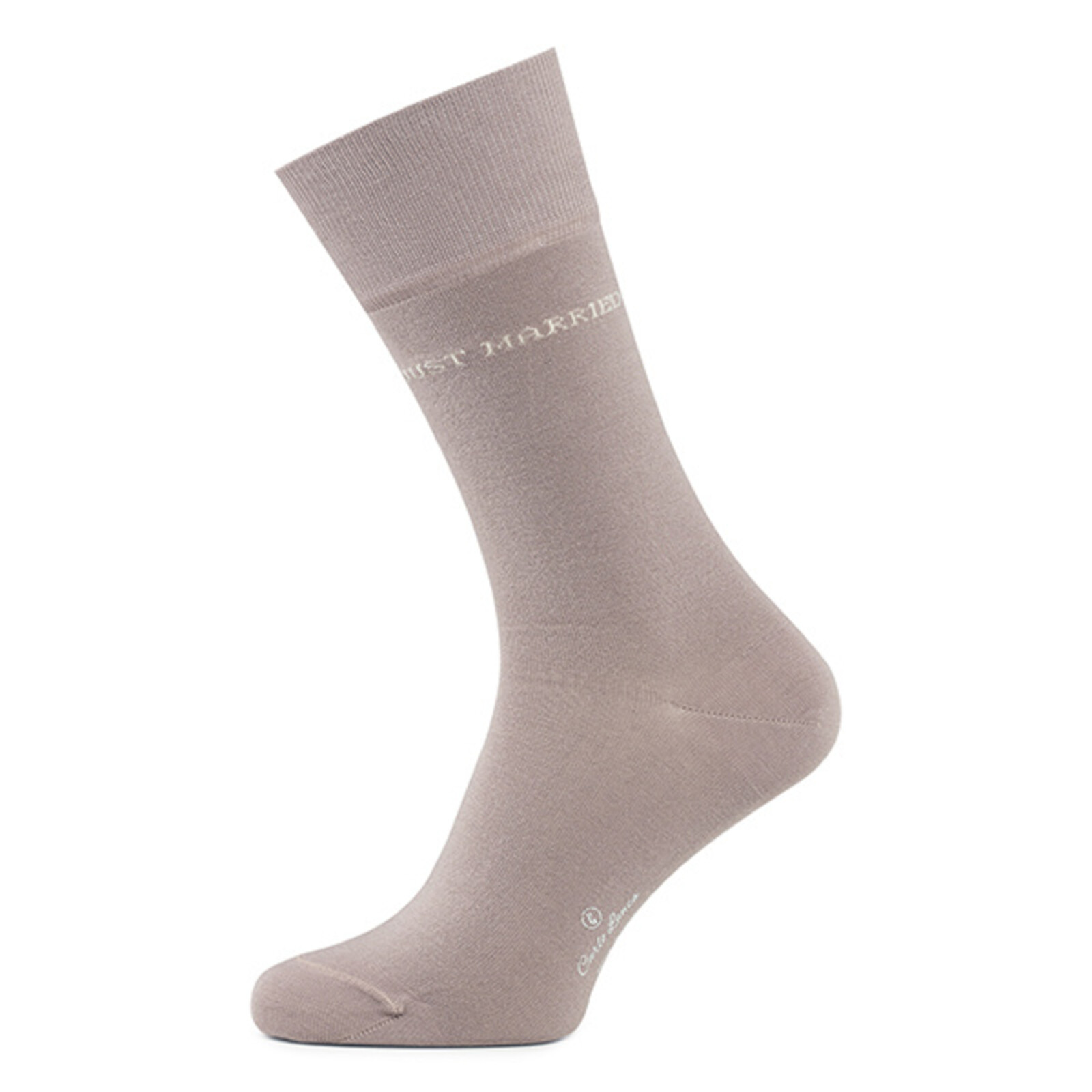 Carlo Lanza Mauve Socken | Just Married