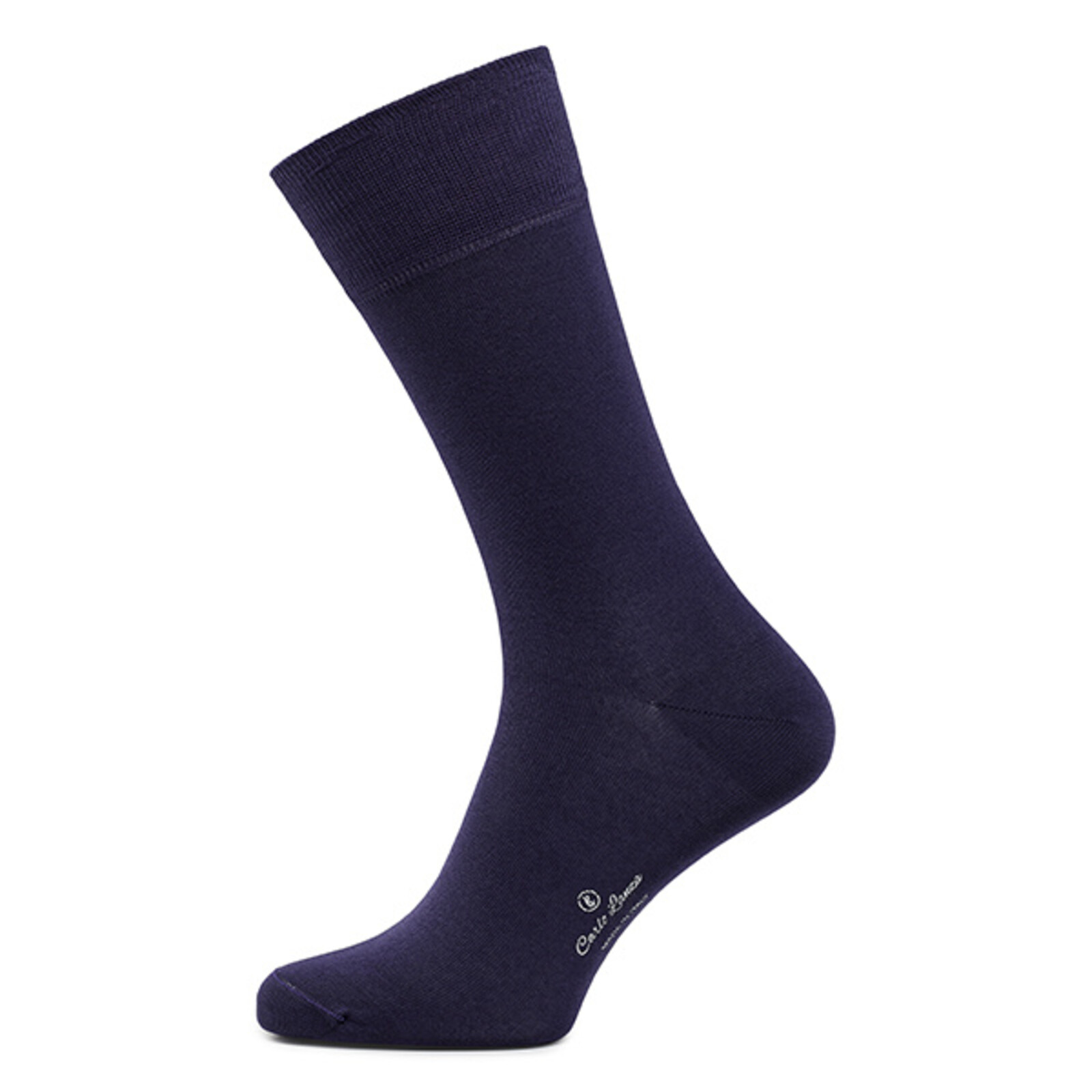 Carlo Lanza Violette Socken Baumwolle