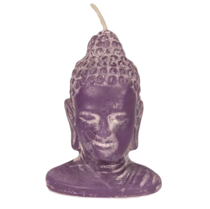 Boeddha hoofd kaarsje
