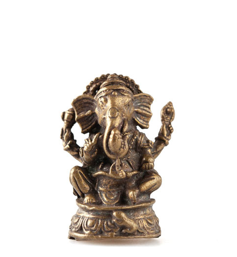 Messing Ganesha beeldje - 012