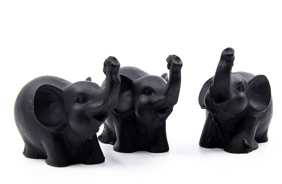 Olifant beeldje zwart (6cm) kopen? - Lucky Touch