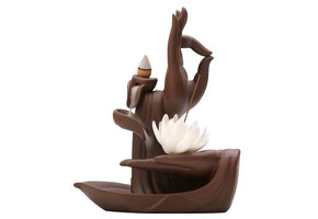 Backflow waterval wierookbrander Lotushand