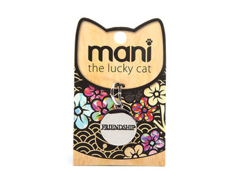 Mani the Lucky Cat Charm Friendship (20mm)