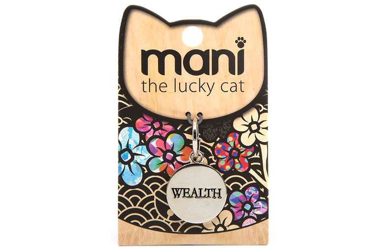 Mani the Lucky Cat Charm Wealth (20mm)
