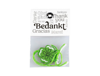 Gelukszakje Bedankt Internationaal