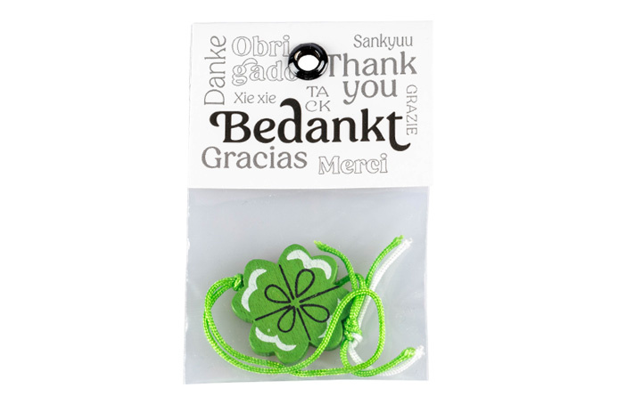 Gelukszakje Bedankt Internationaal
