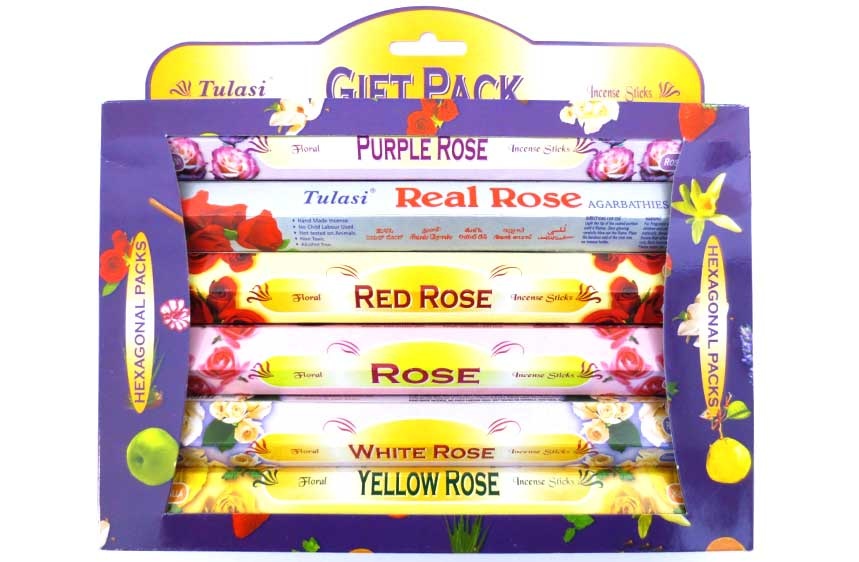 Tulasi Wierook Cadeaubox Rozen