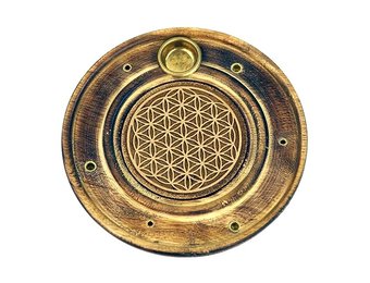 Wierook en kegel brander Bloem des Levens