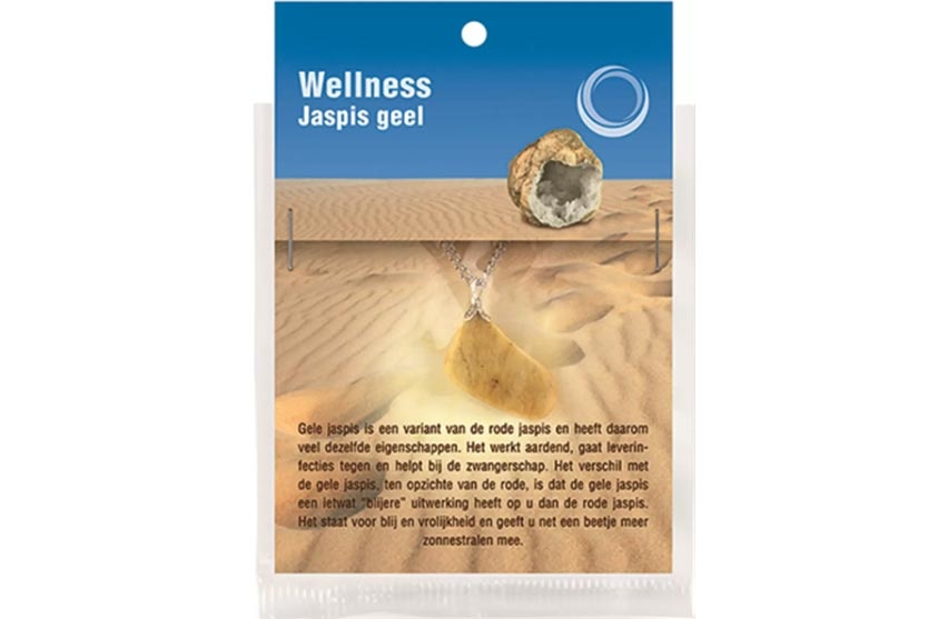 Gezondheidshanger Jaspis geel