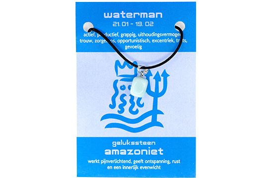Edelsteenhanger sterrenbeeld Waterman