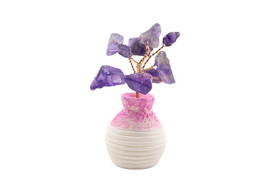 Edelsteen boompje Amethist in potje (6cm)