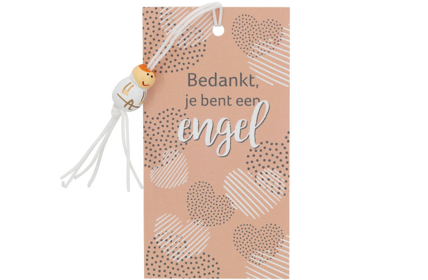 Kaartje Bedankt Je bent een Engel
