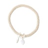 A Beautiful Story Sieraden a Beautiful Story Jacky Blauwe agaat Feather Zilver armband A Beautiful Story Sieraden a Beautiful Story Jacky Blauwe agaat Feather Zilver armband