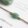 A Beautiful Story Sieraden Edelsteenkaart Aventurijn Goud Armband - Gemstone Card A Beautiful Story Sieraden Edelsteenkaart Aventurijn Goud Armband - Gemstone Card