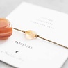 A Beautiful Story Edelsteenkaart Carneool Goud Armband - Gemstone Card A Beautiful Story Edelsteenkaart Carneool Goud Armband - Gemstone Card