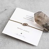 A Beautiful Story Sieraden Edelsteenkaart Rookkwarts Zilver Armband - Gemstone Card A Beautiful Story Sieraden Edelsteenkaart Rookkwarts Zilver Armband - Gemstone Card