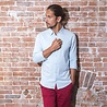 The Driftwood Tales The Driftwood Tales - Overhemd - Biologisch katoen - licht blauw - verborgen button down The Driftwood Tales The Driftwood Tales - Overhemd - Biologisch katoen - licht blauw - verborgen button down
