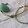A Beautiful Story Beautiful Aventurine Gold Bracelet Goud A Beautiful Story Beautiful Aventurine Gold Bracelet Goud