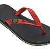 Ipanema Ipanema Slipper Kids - Clas Brazil - Zwart/Rood - Vegan Ipanema Ipanema Slipper Kids - Clas Brazil - Zwart/Rood - Vegan