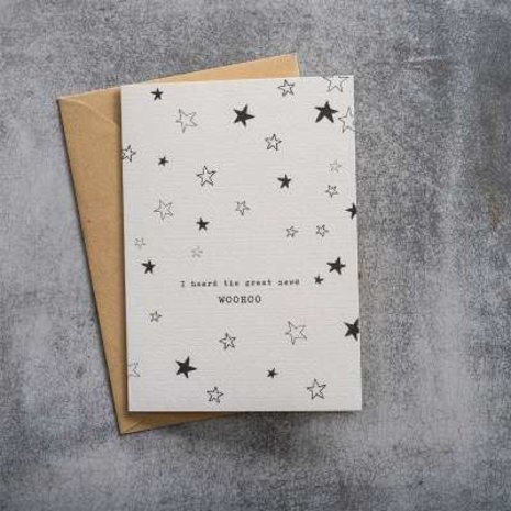 A Beautiful Story Sieraden Greeting Card Stars A Beautiful Story Sieraden Greeting Card Stars