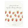 A Beautiful Story Sieraden Greeting Card Strawberries A Beautiful Story Sieraden Greeting Card Strawberries