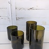 IWAS IWAS - Drinkglas Olijf L - upcycled Wijnfles IWAS IWAS - Drinkglas Olijf L - upcycled Wijnfles