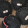 Yoshiko Yoshiko- Fasson Jute onderzetter - Zwarte set van 4 Yoshiko Yoshiko- Fasson Jute onderzetter - Zwarte set van 4