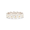 Pura Vida Pura Vida-Madelief Bloemetjes ring plated silver - painted blooms ring Pura Vida Pura Vida-Madelief Bloemetjes ring plated silver - painted blooms ring