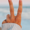 Pura Vida Wave Ring Silver- plated silver - Pura Vida Pura Vida Wave Ring Silver- plated silver - Pura Vida