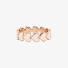 Pura Vida Pura Vida-Hartjes Ring - plated rosé goud en roze hartjes - Pura Vida Pura Vida-Hartjes Ring - plated rosé goud en roze hartjes -