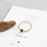 A Beautiful Story a Beautiful Story Sparkle Tijgeroog Ring M/L A Beautiful Story a Beautiful Story Sparkle Tijgeroog Ring M/L