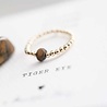 A Beautiful Story a Beautiful Story Sparkle Tijgeroog Ring M/L A Beautiful Story a Beautiful Story Sparkle Tijgeroog Ring M/L