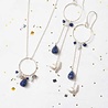 A Beautiful Story Sieraden a Beautiful Story - Sparkles Lapis Lazulli mix zilver ketting A Beautiful Story Sieraden a Beautiful Story - Sparkles Lapis Lazulli mix zilver ketting