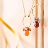 A Beautiful Story a Beautiful Story - Sparkles Carneool mix goud ketting A Beautiful Story a Beautiful Story - Sparkles Carneool mix goud ketting